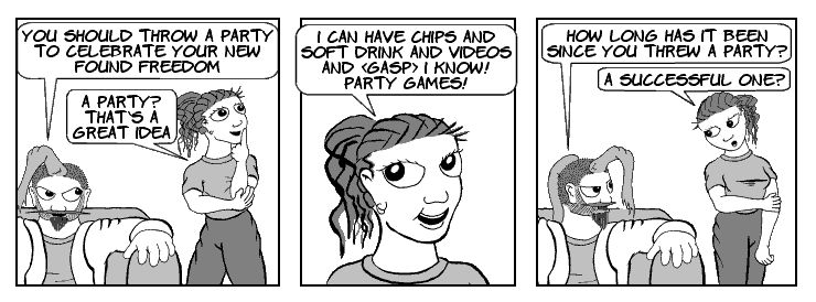 Comic number 59 -  A Party