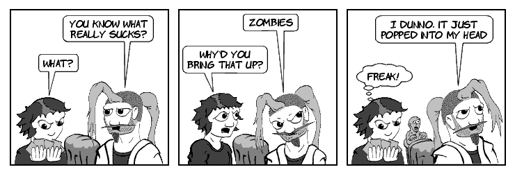 Comic number 167 -  Zombies