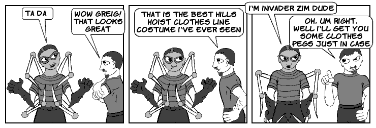 Comic number 64 -  Greig's Costume