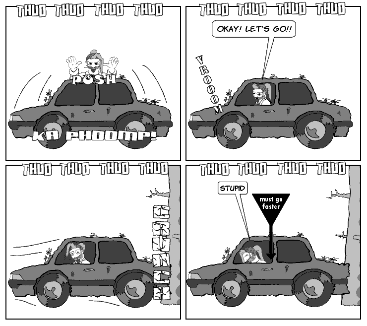 Comic number 87 -  Right the Car