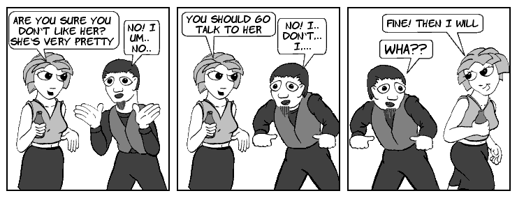 Comic number 128 -  Talk to her